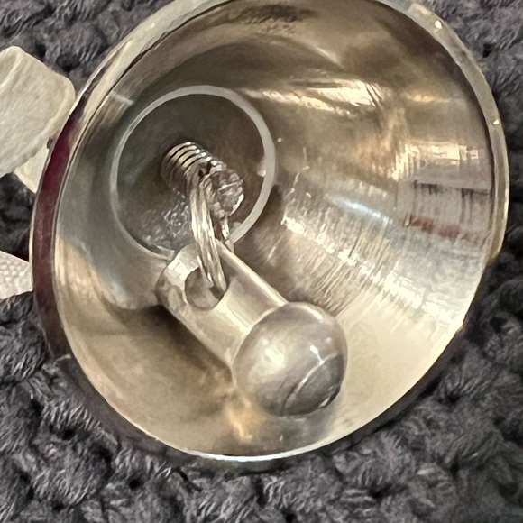 Vintage Metal Christmas Bells-6 Ornaments - Picture 2 of 4